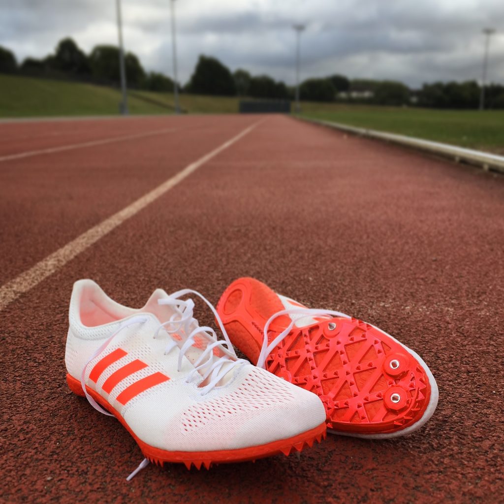 Testing out new track spikes Run.Spoon.Run